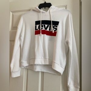 Levi’s White Hoodie Logo